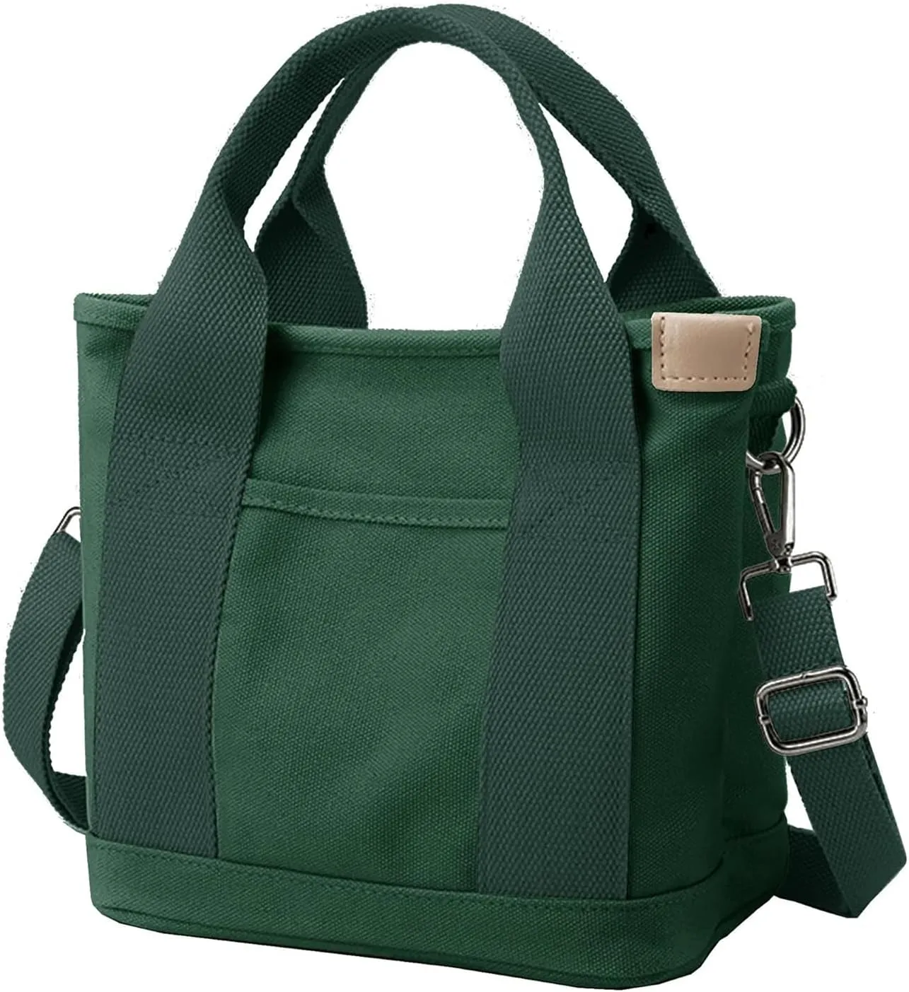 Canvas Tote Bag for Women,Small Totes Bags with Zipper Cute Crossbody Purse with Pockets Large Shoulder Handbag,2 Sizes