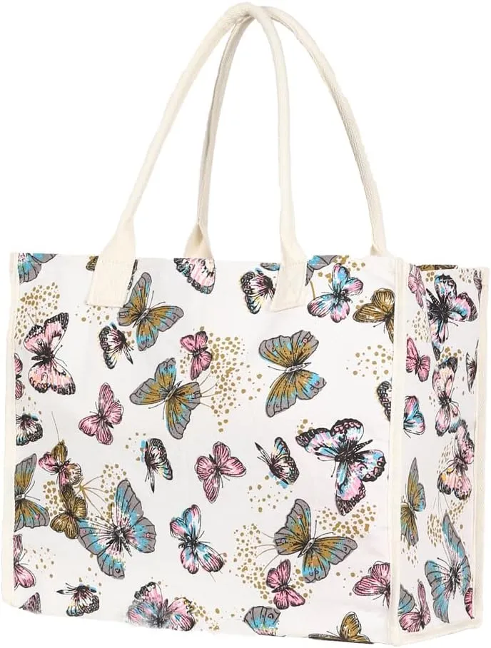Canvas Tote Bag，Reusable Grocery Bags,Shopping Bags,Utility Tote Bag,Foldable Grocery,Beach Bag.