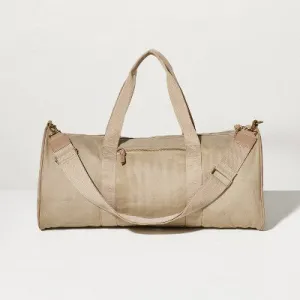 Canvas Travel Duffel Bag Khaki - Hearth & Hand with