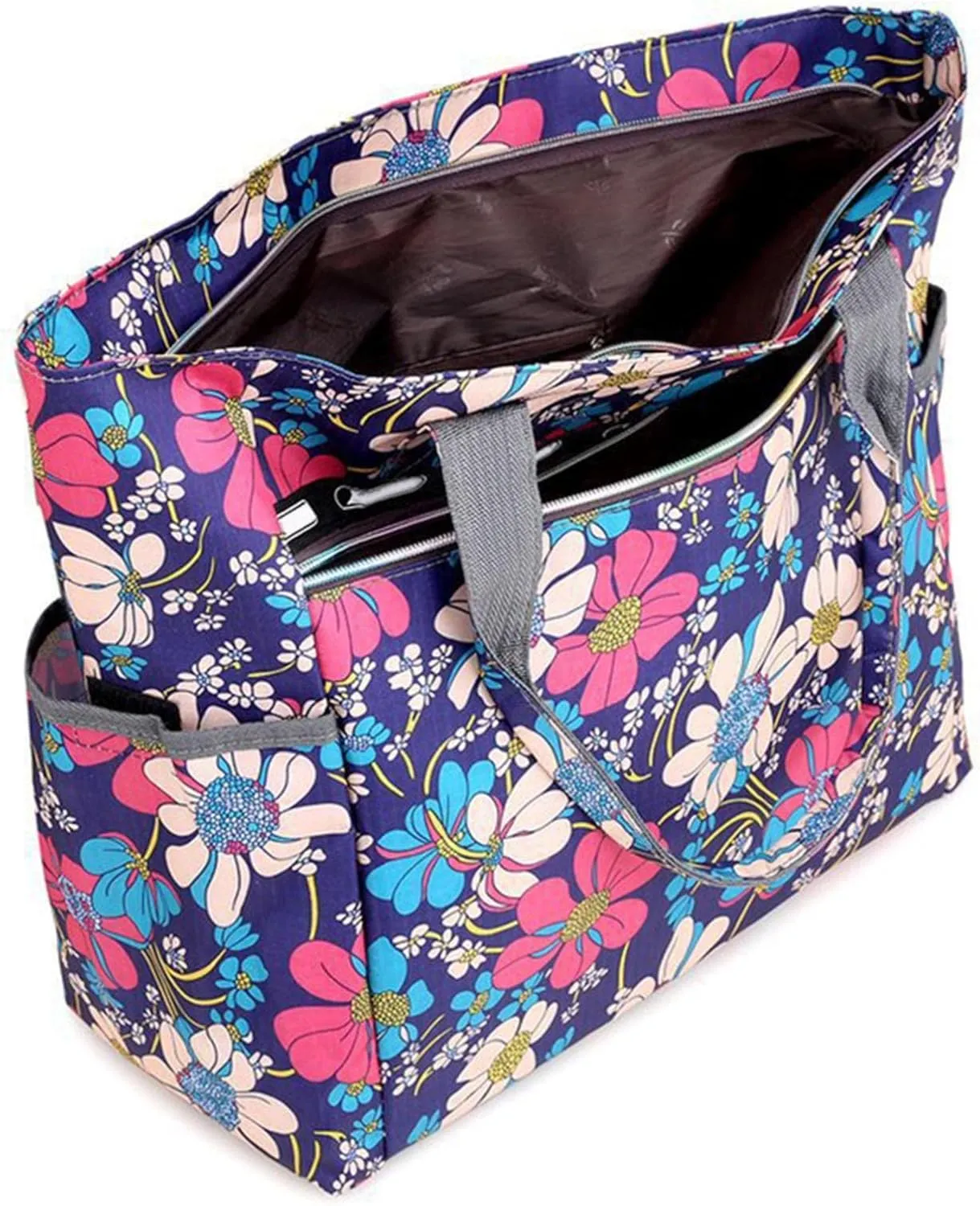 Capacity Large Ladies Bag Rainproof Cloth Shoulder Bag Handbag Baby Mommy Out Bag Maternity Bags for Baby (A, One Size)