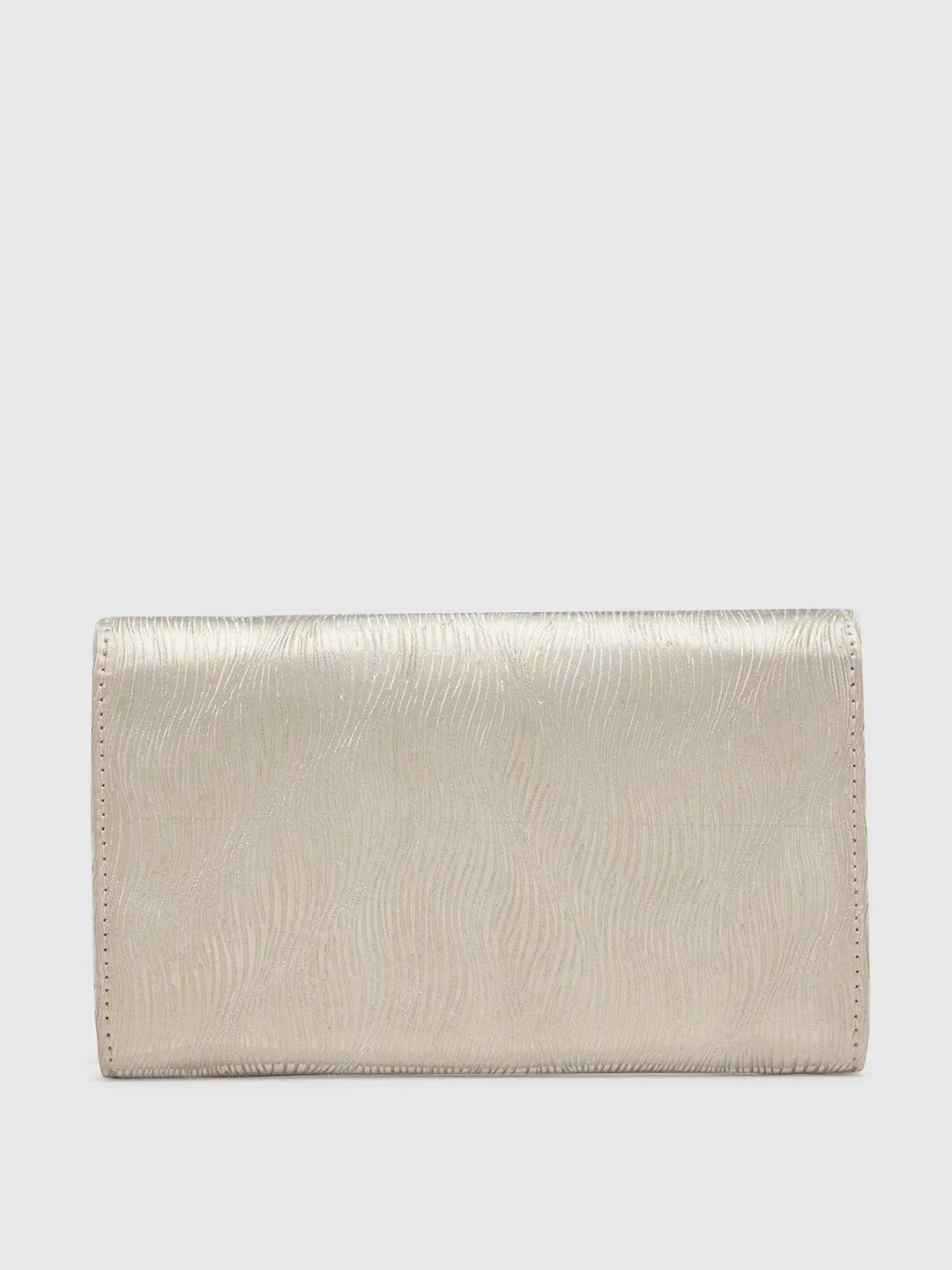 Caprese Eryka Clutch Medium Light Gold