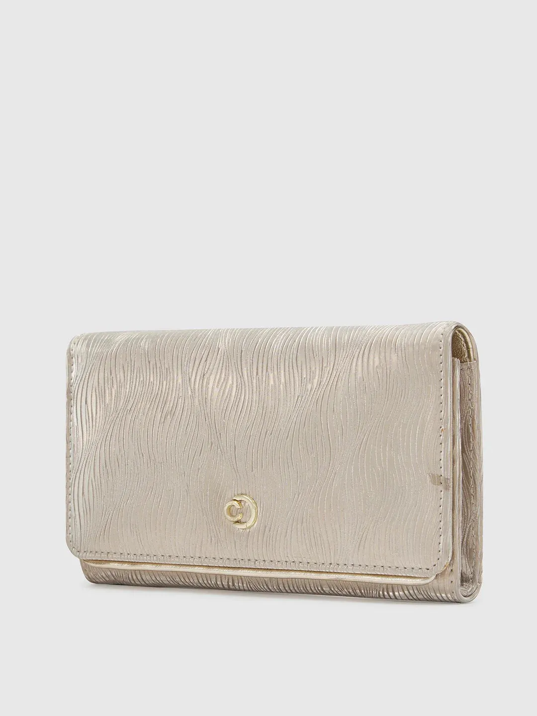 Caprese Eryka Clutch Medium Light Gold