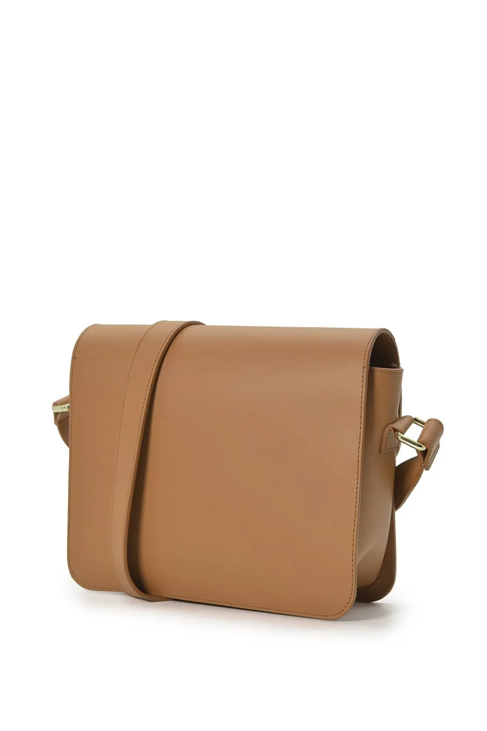 Caramel Square shoulder bag