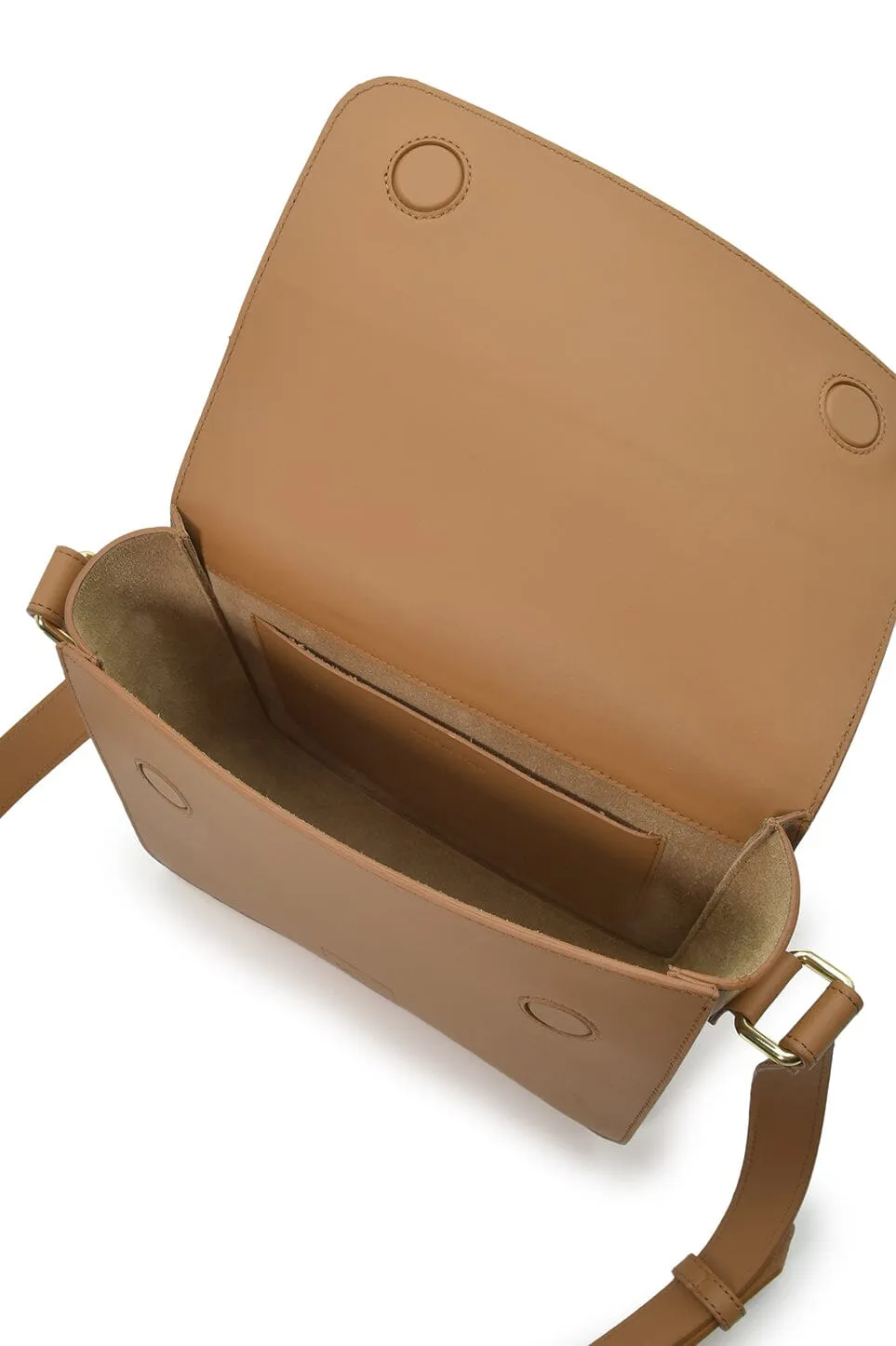 Caramel Square shoulder bag
