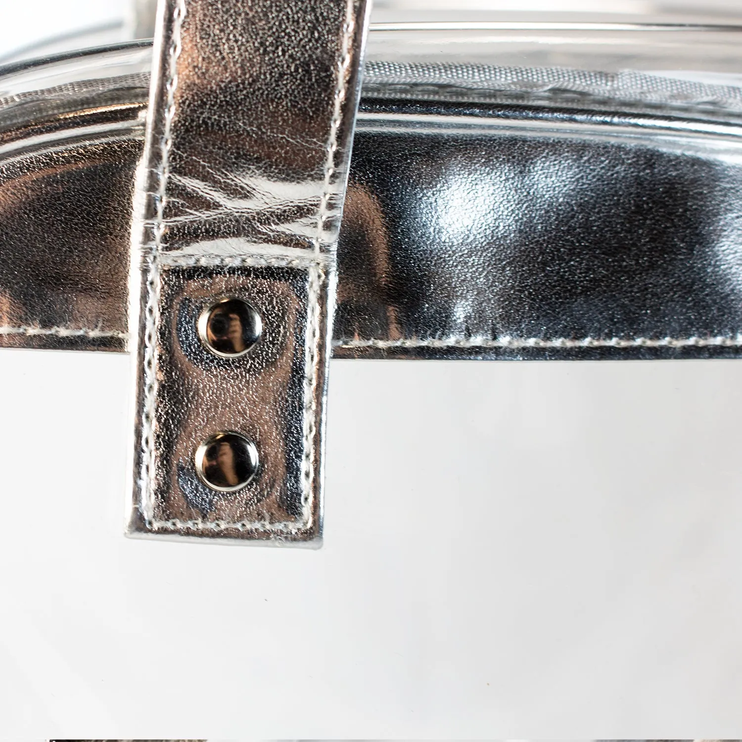 Carryall Tote - Silver and Clear