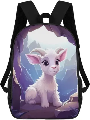 Cartoon Antelope (2) Travel Backpack Carry On Backpack 17 Inch Laptop Bag Casual Daypack for Weekender Business Hiking