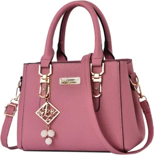 Casual Leather Messenger Bag Large Capacity Handbag Fashion Womens Bag Bag for Shoulder Bag Vertical Handbag (One Size)