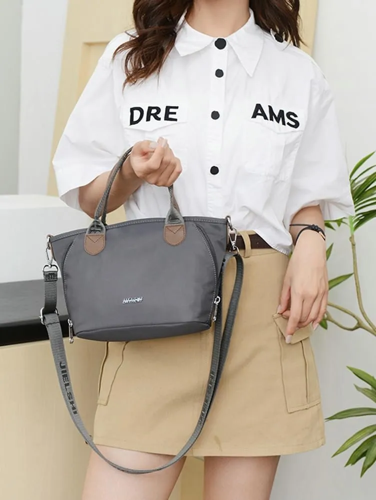 Casual Nylon Crossbody Purses for Women Small Handbags Canvas Tote Lightweight Shoulder Bags for Daily Use