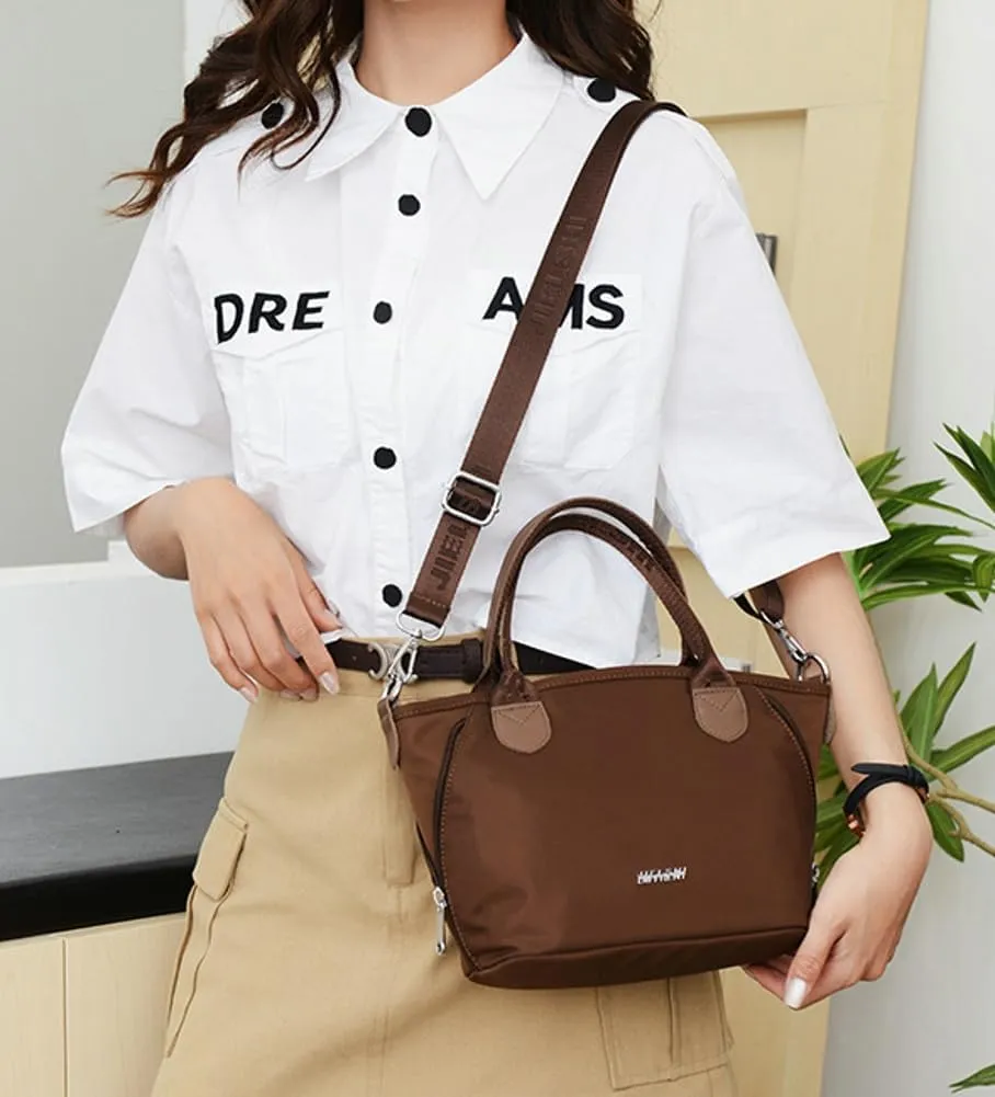 Casual Nylon Crossbody Purses for Women Small Handbags Canvas Tote Lightweight Shoulder Bags for Daily Use