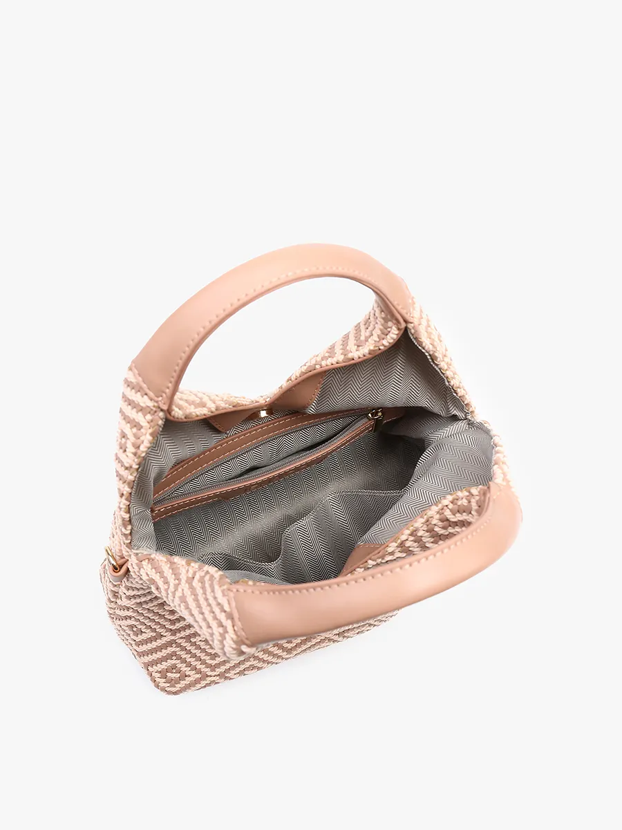 Cecily Vegan Woven Hobo