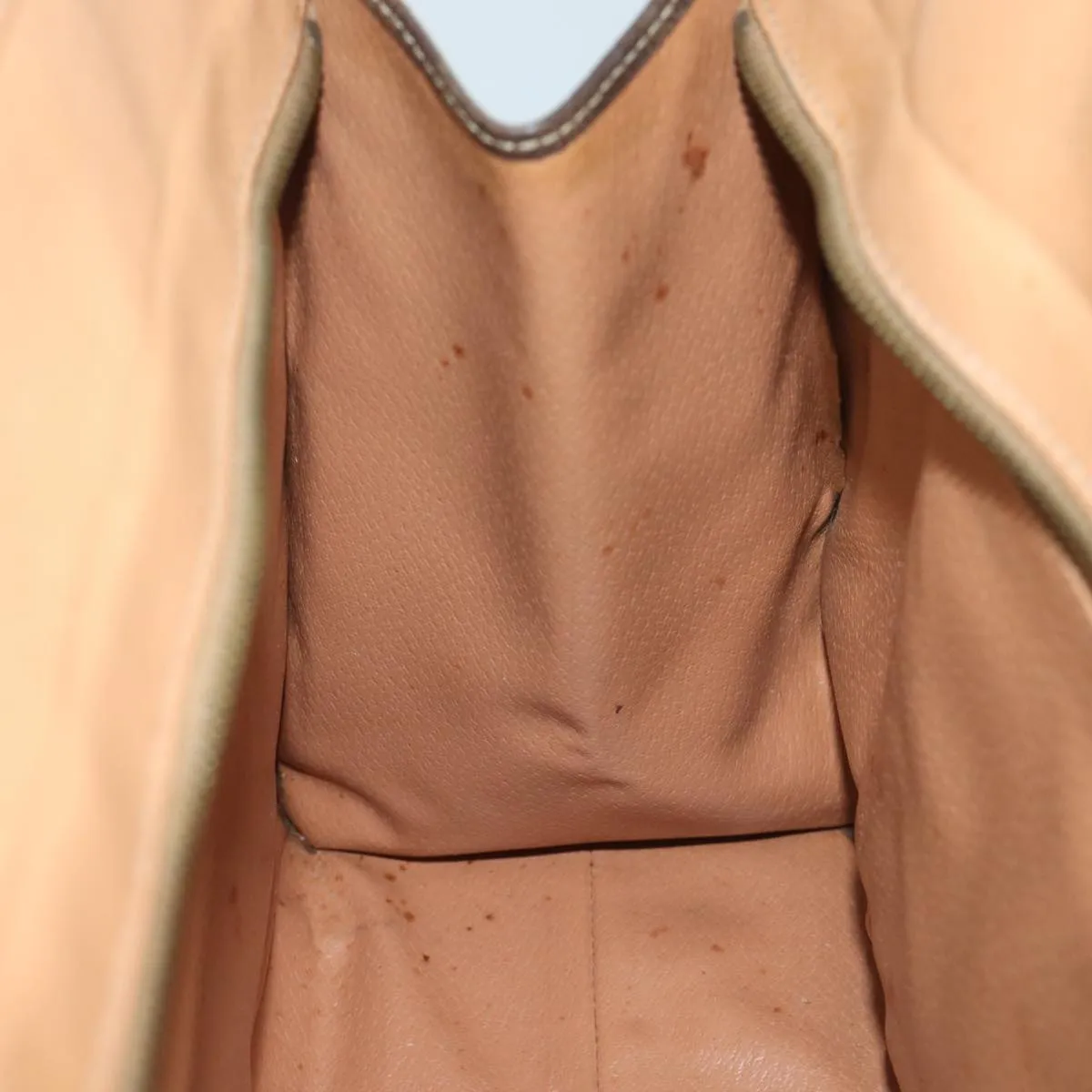 CELINE Macadam Canvas Tote Bag PVC Leather Brown Auth ep3734