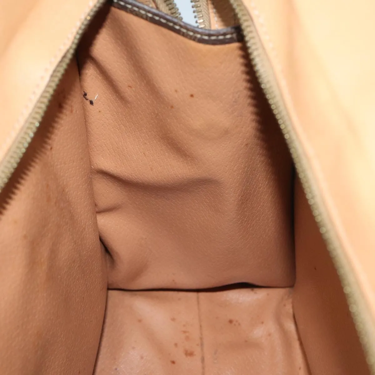 CELINE Macadam Canvas Tote Bag PVC Leather Brown Auth ep3734