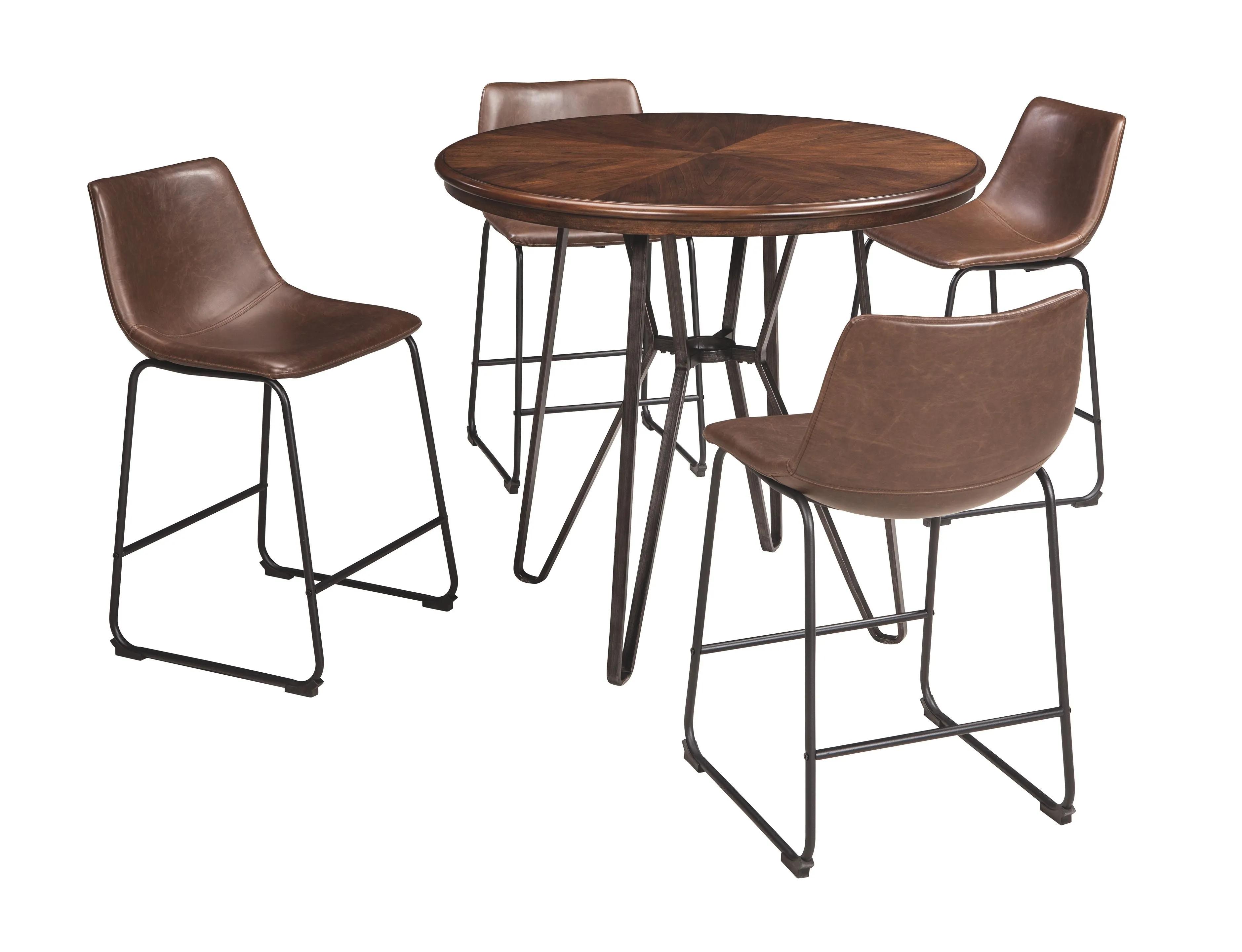 Centiar - Brown - Upholstered Barstool (2/CN)
