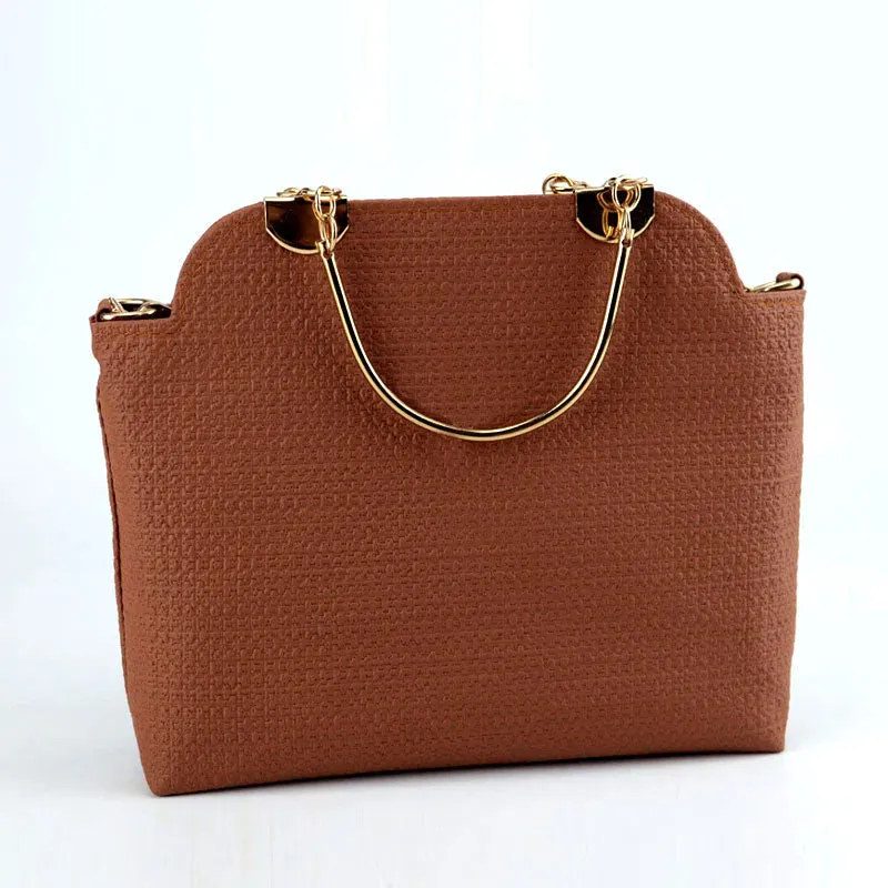 Ch Quilted Top Handle Shoulder Bag Purse #22
