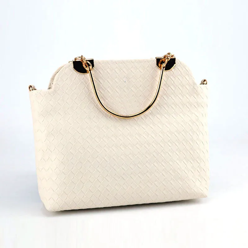 Ch Quilted Top Handle Shoulder Bag Purse #22