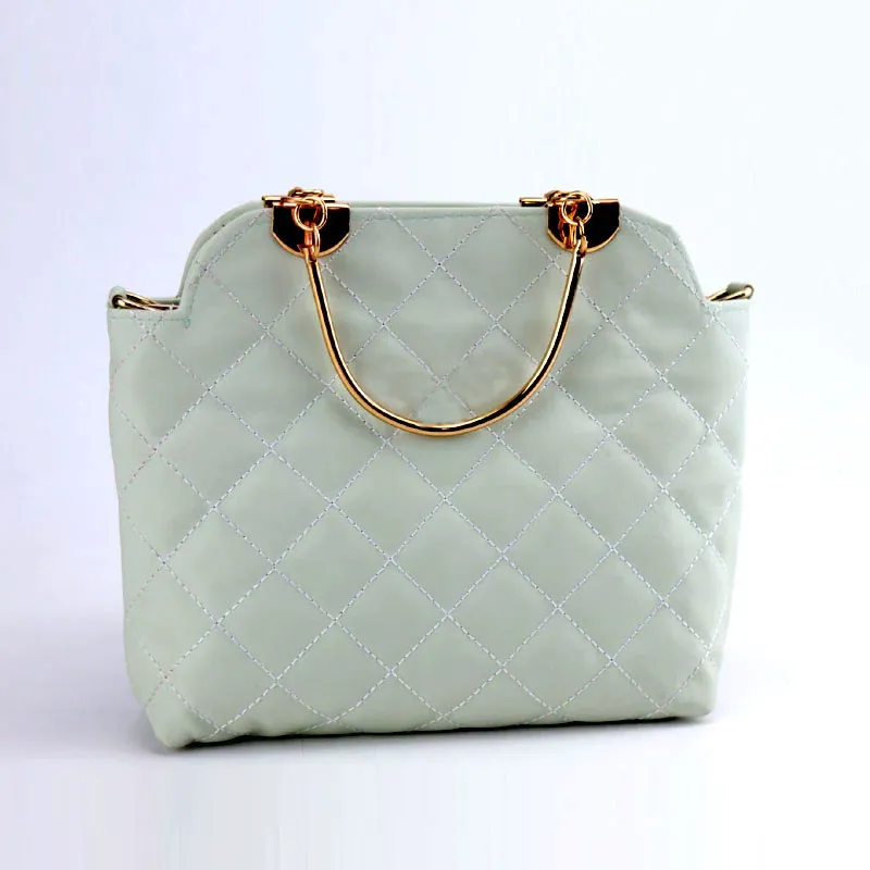 Ch Quilted Top Handle Shoulder Bag Purse #22