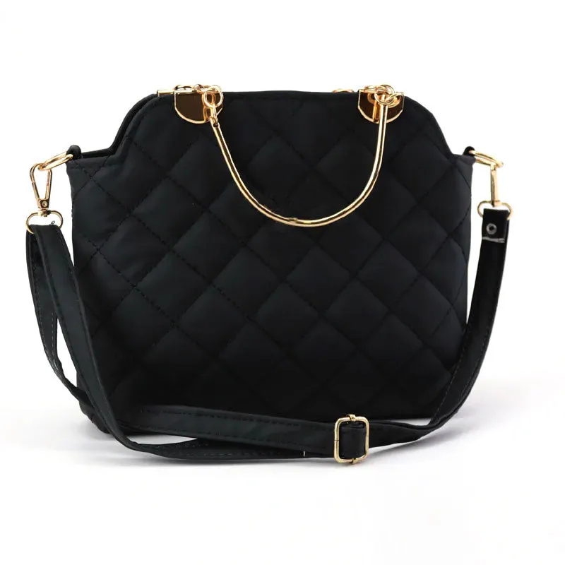 Ch Quilted Top Handle Shoulder Bag Purse #22