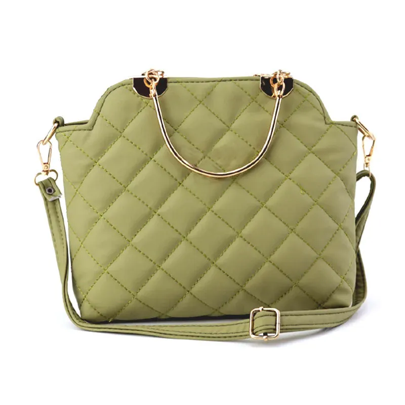 Ch Quilted Top Handle Shoulder Bag Purse #22