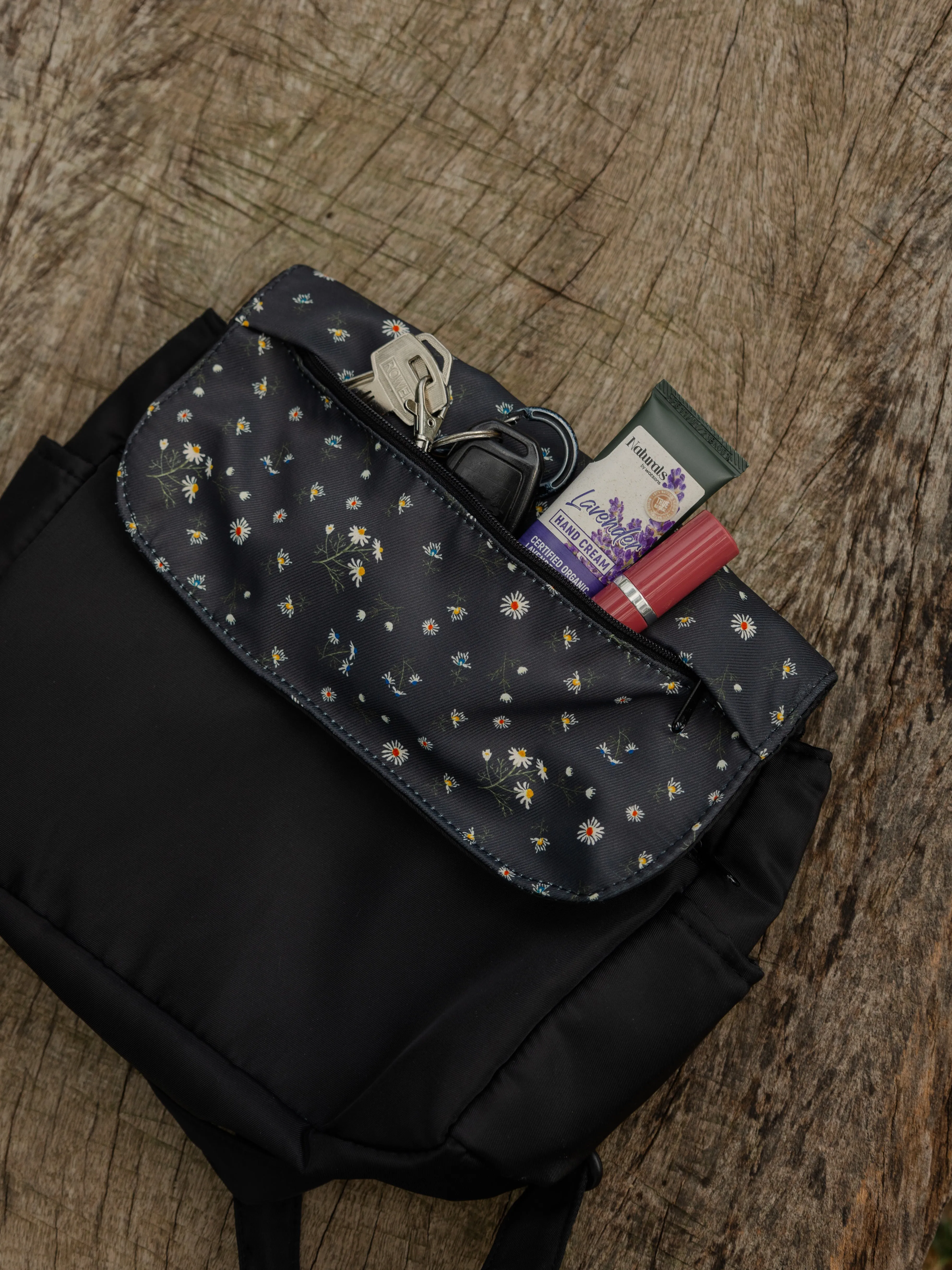 Chamomile Black Multi-Carry Crossbody Bag