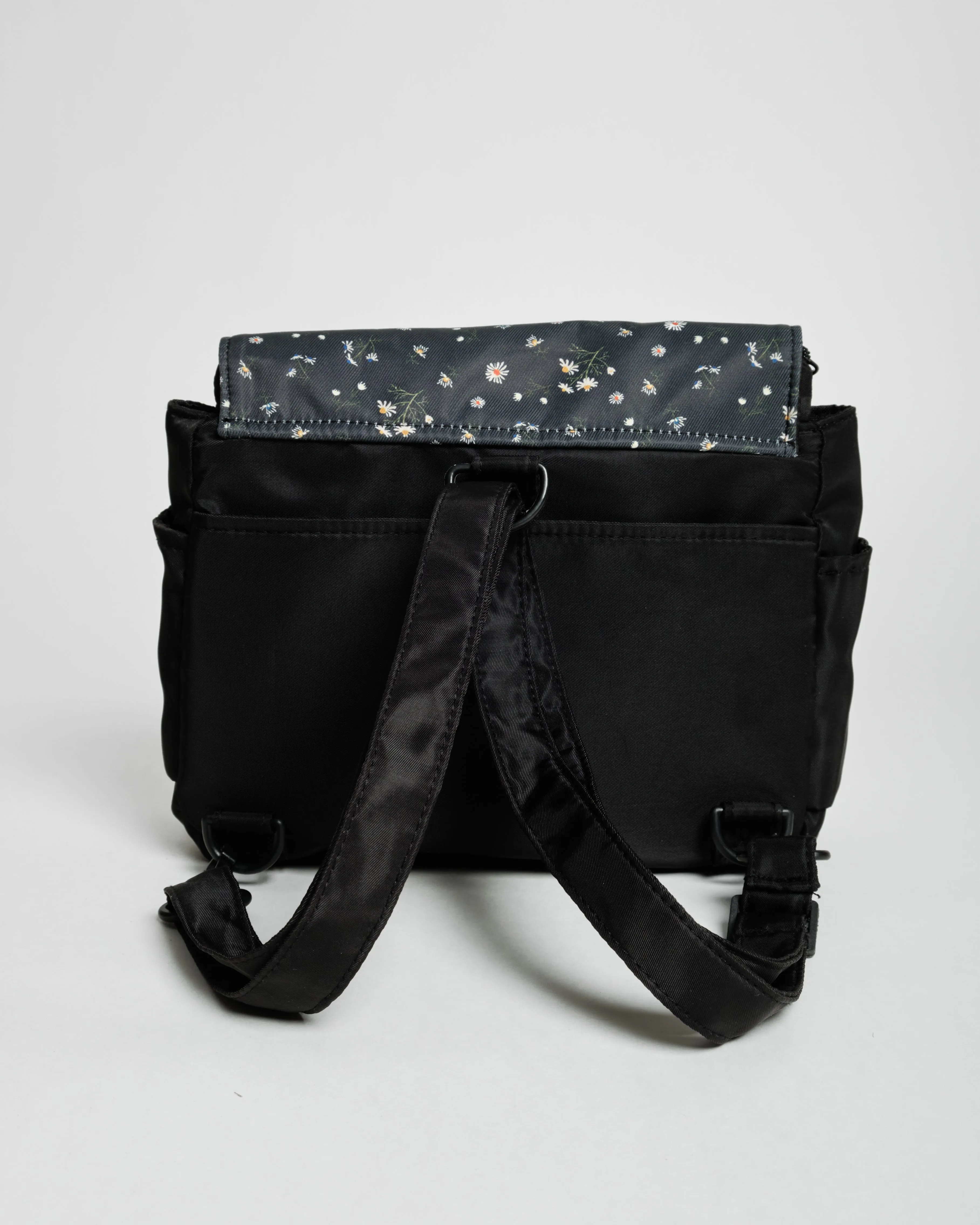 Chamomile Black Multi-Carry Crossbody Bag