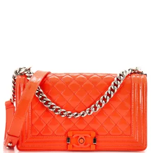 Chanel Boy Flap Bag Quilted Plexiglass