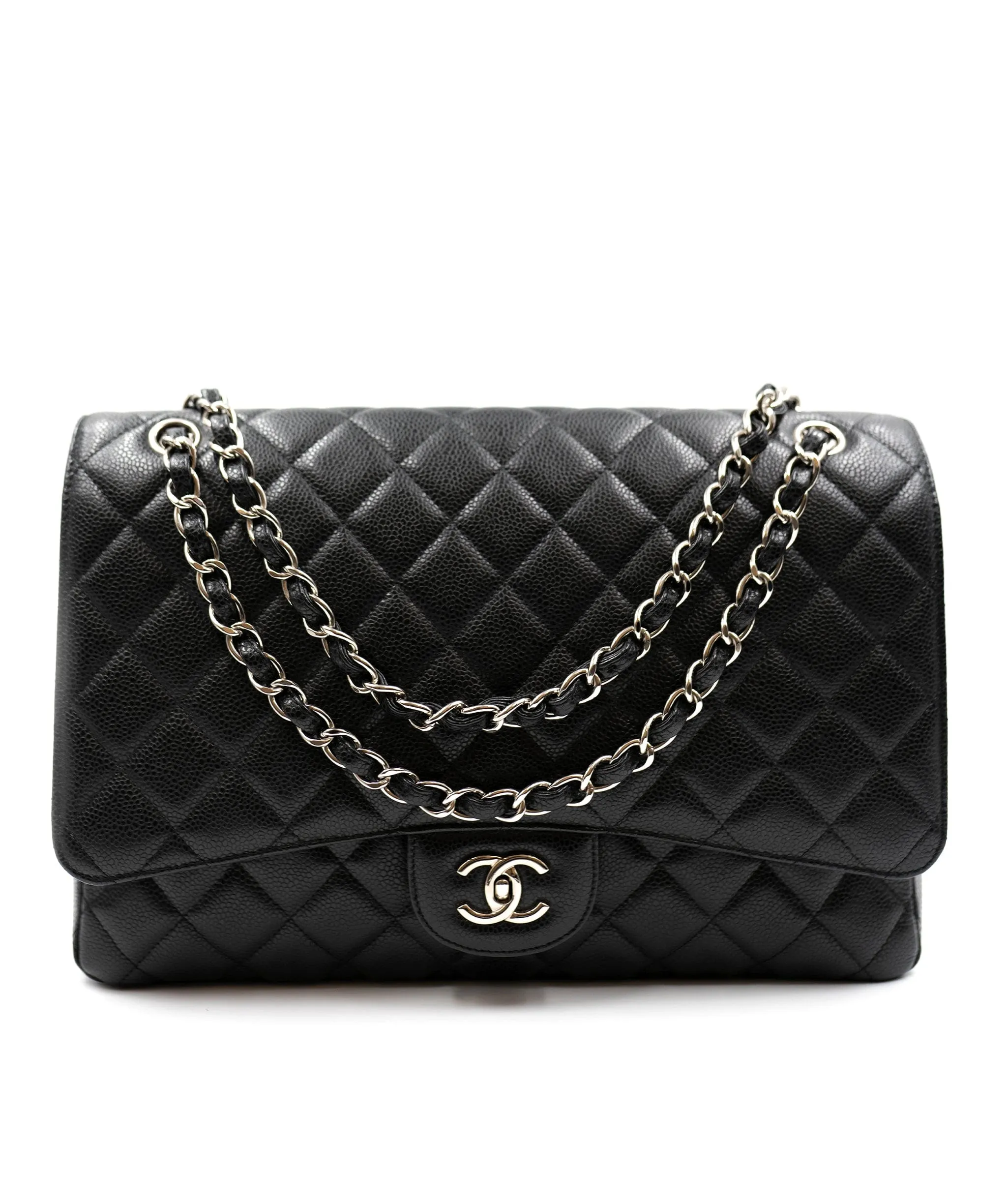 Chanel Caviar Maxi Single Flap PHW - AGL2206