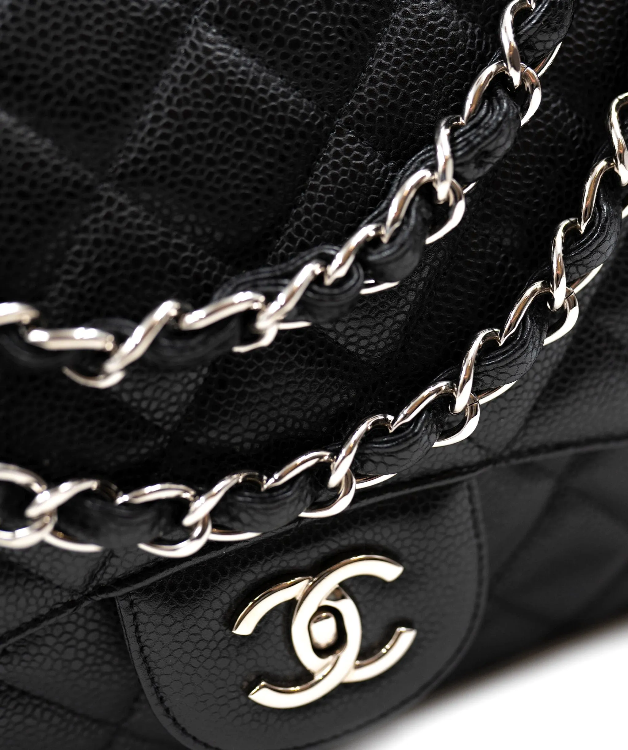 Chanel Caviar Maxi Single Flap PHW - AGL2206