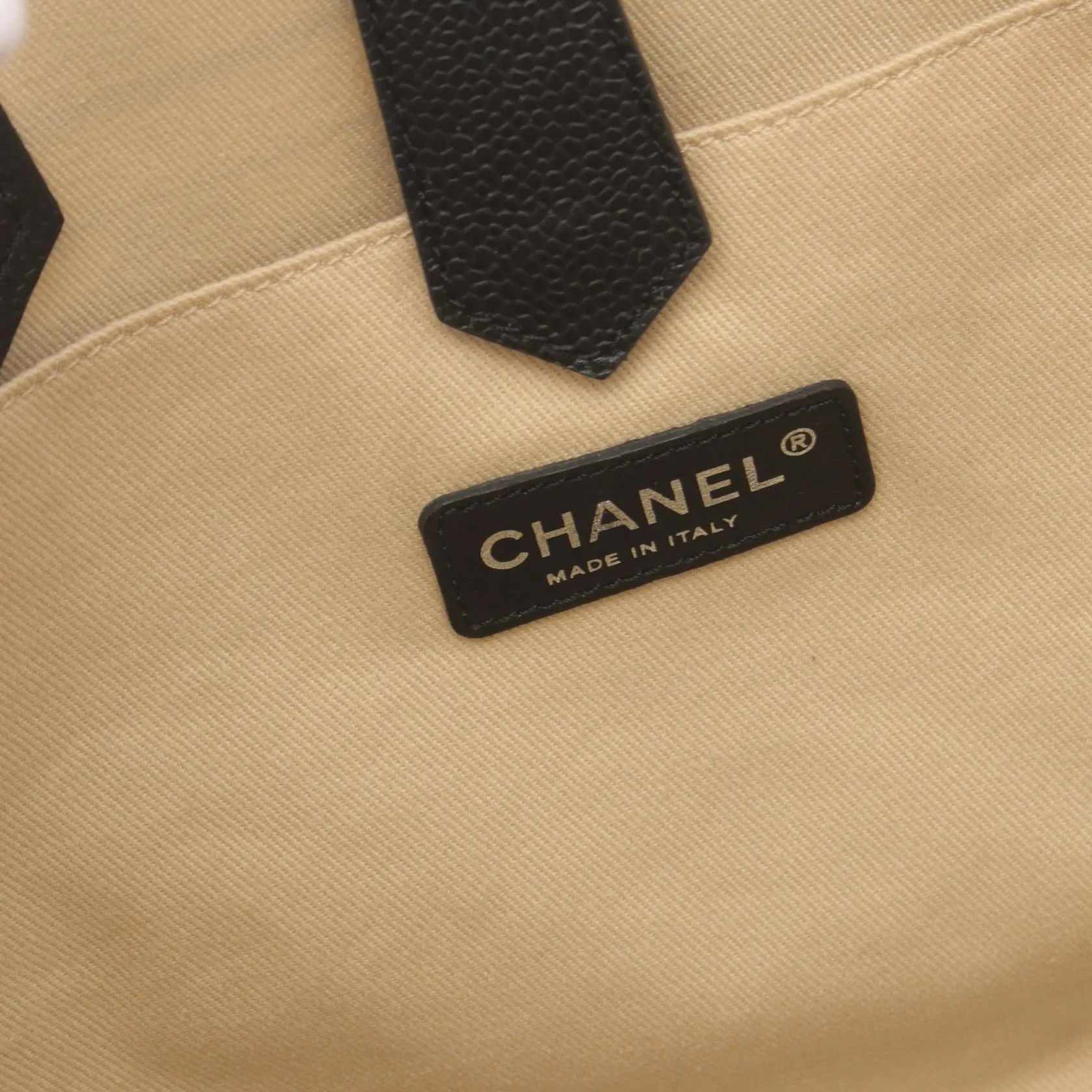 Chanel Central Station Tote Bag PVC Canvas Leather