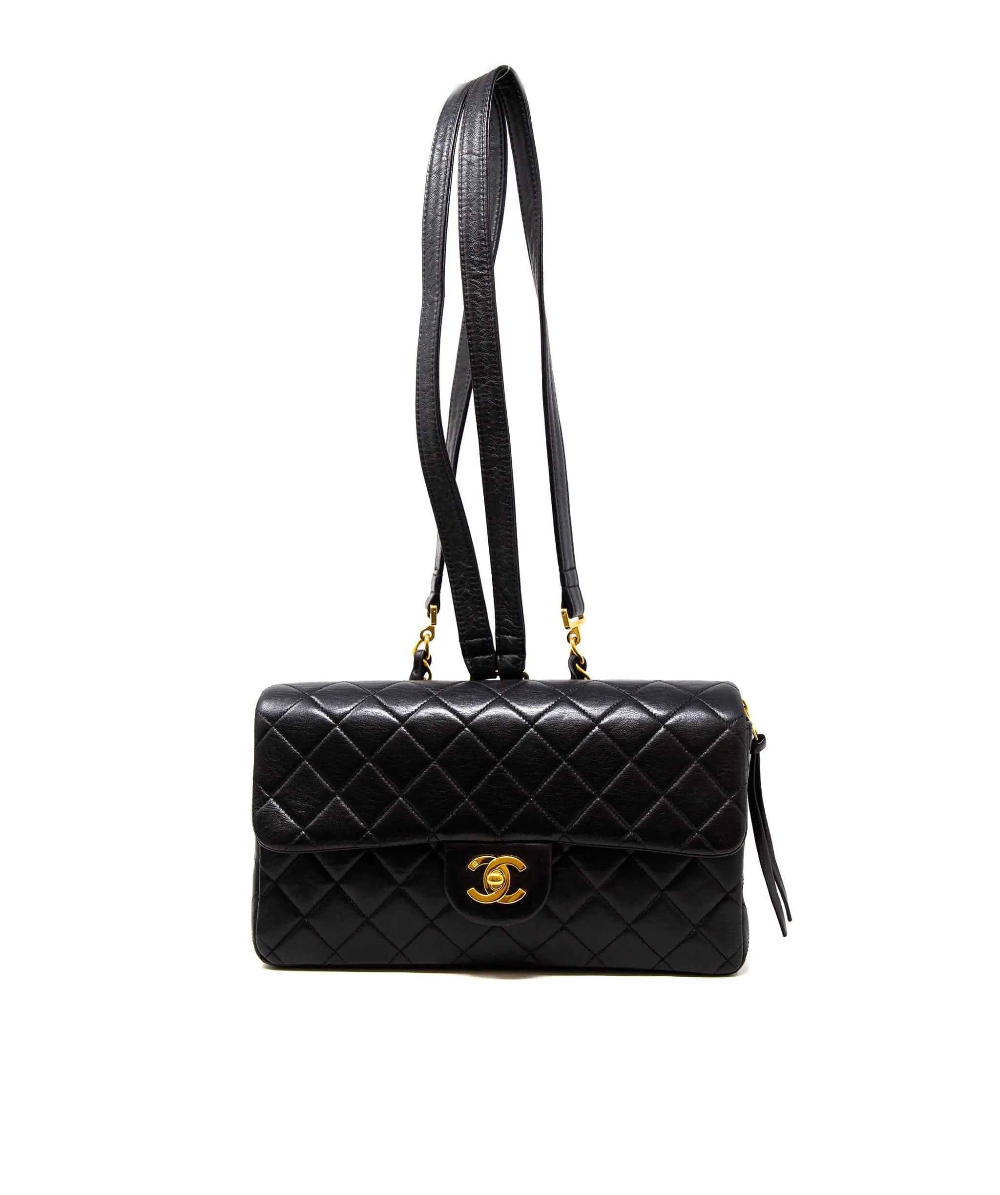 Chanel Classic Flap Backpack Bag Quilted Chain ASL3143