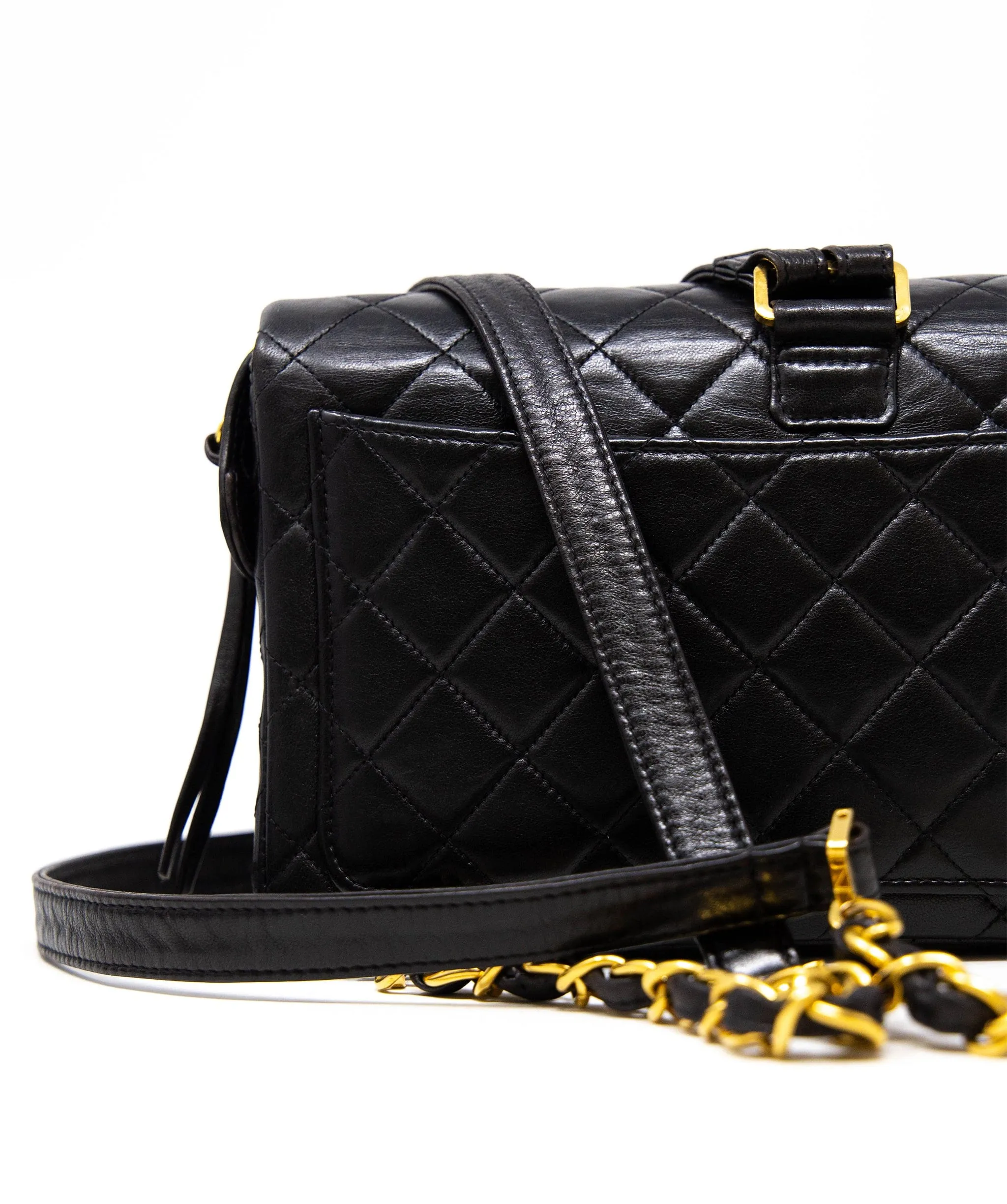 Chanel Classic Flap Backpack Bag Quilted Chain ASL3143