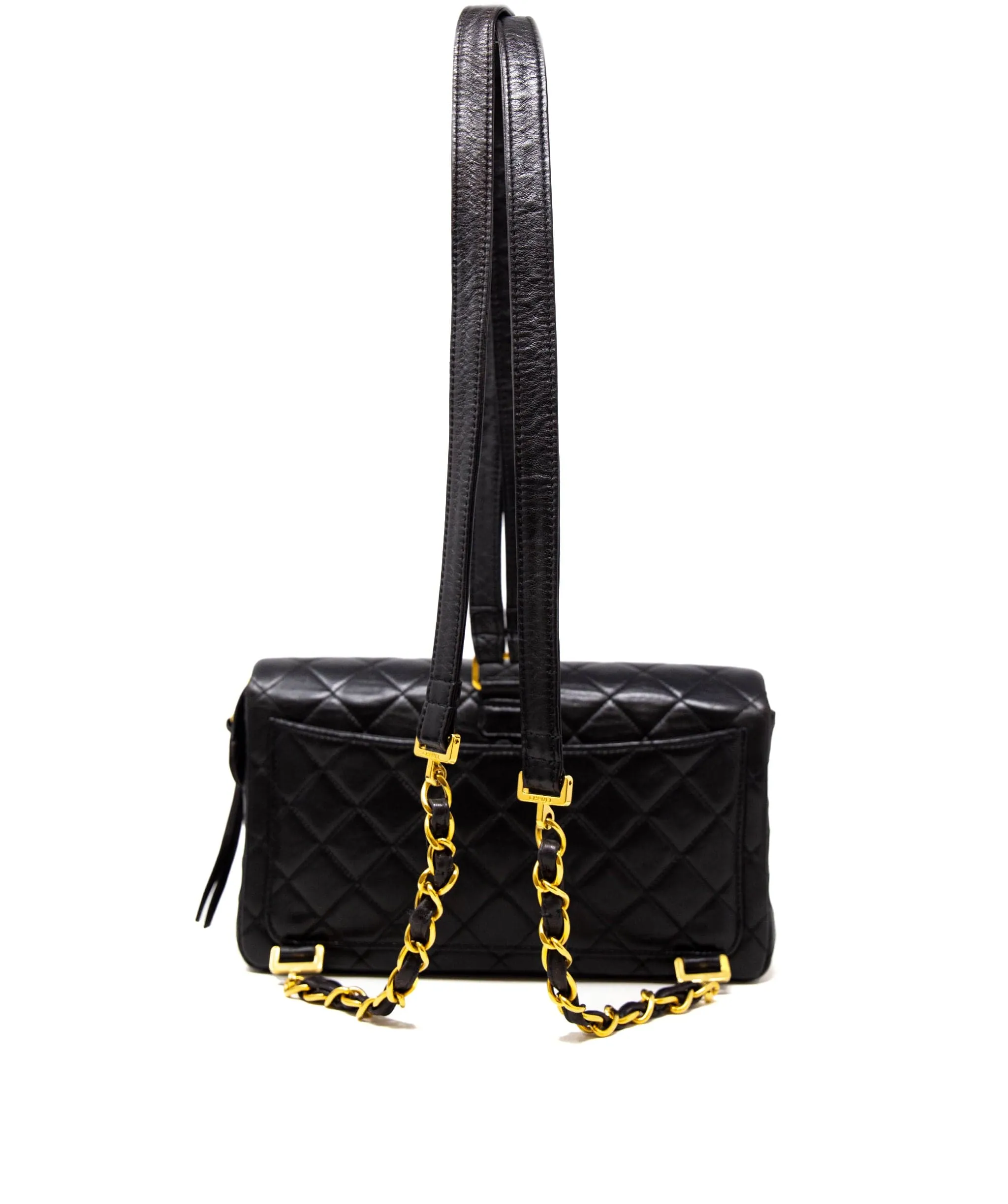 Chanel Classic Flap Backpack Bag Quilted Chain ASL3143
