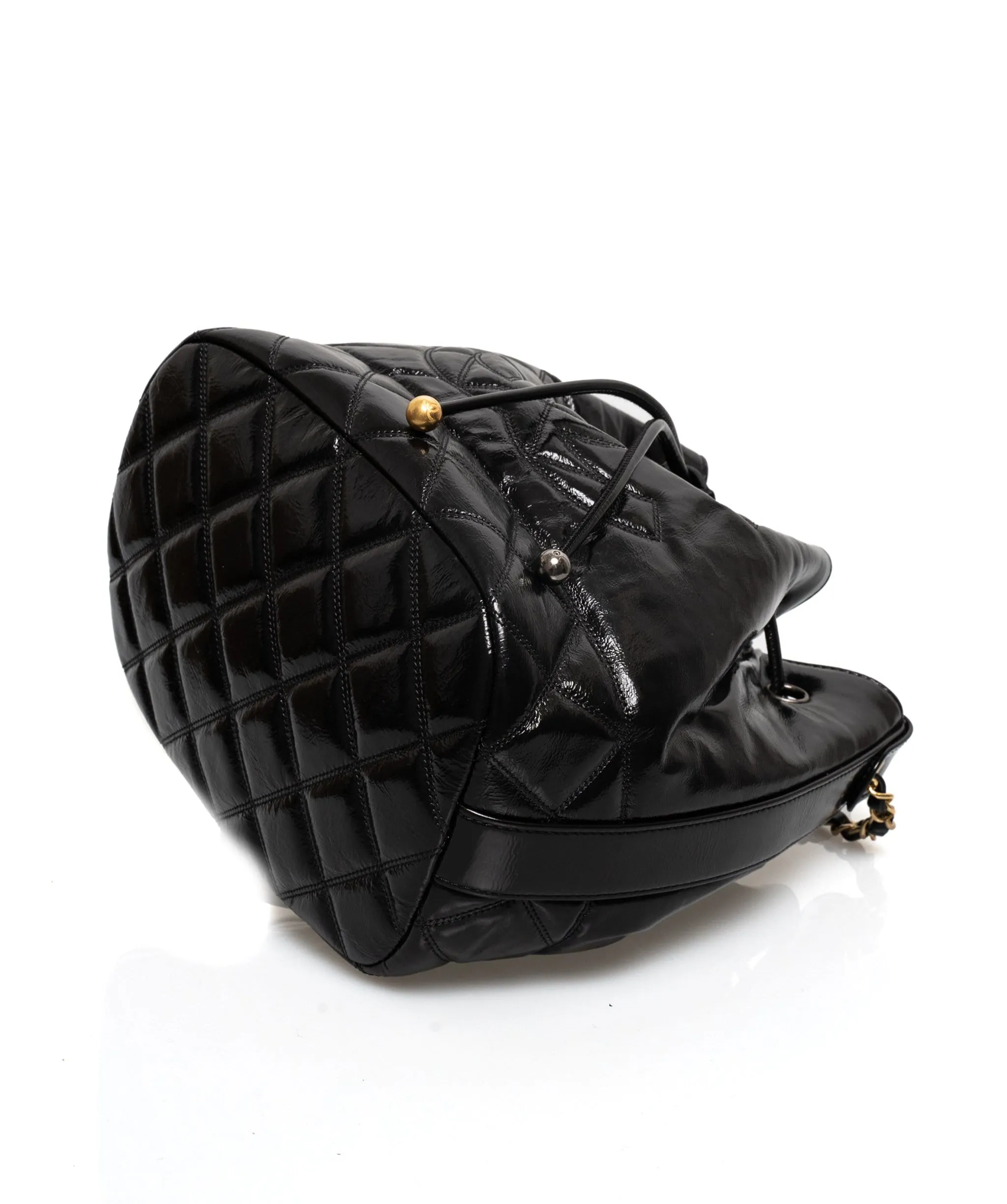 Chanel Gabrielle Patent Bucket Bag - AWL1442