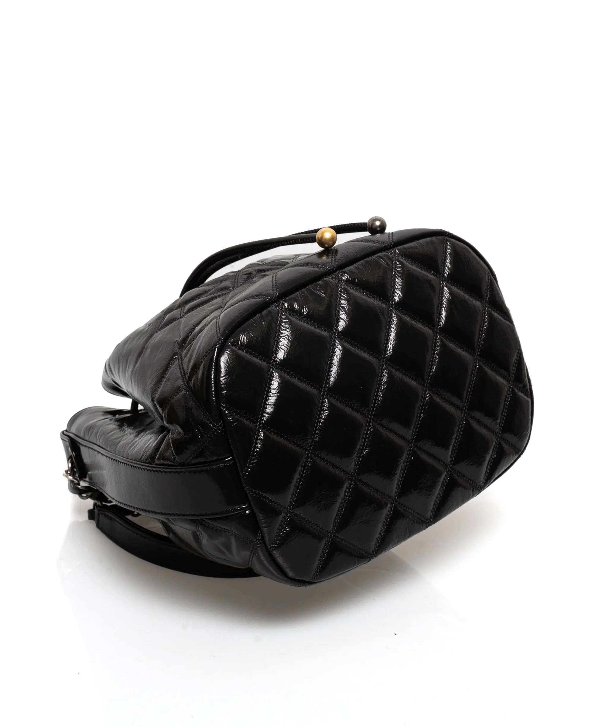 Chanel Gabrielle Patent Bucket Bag - AWL1442