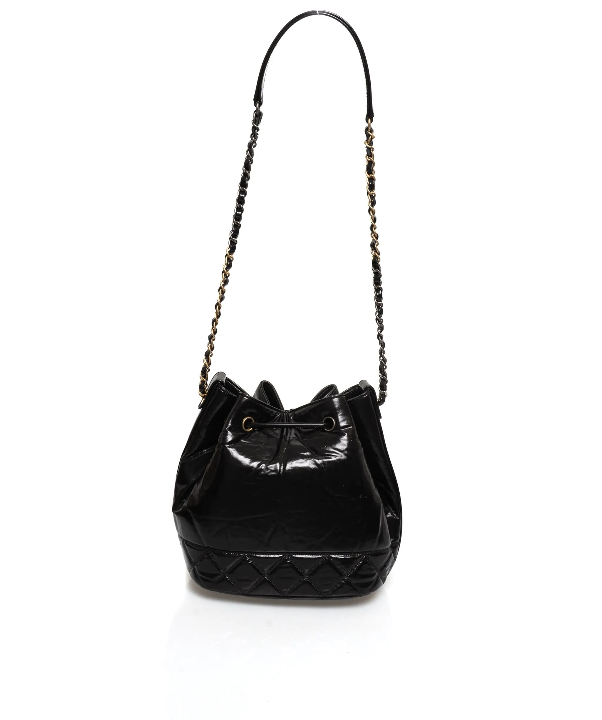 Chanel Gabrielle Patent Bucket Bag - AWL1442