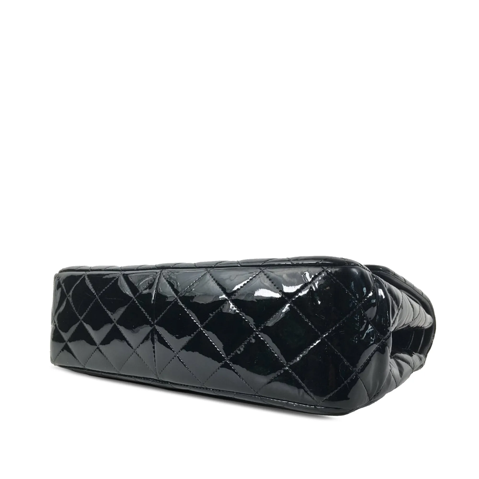 Chanel Jumbo Classic Patent Double Flap Shoulder Bag