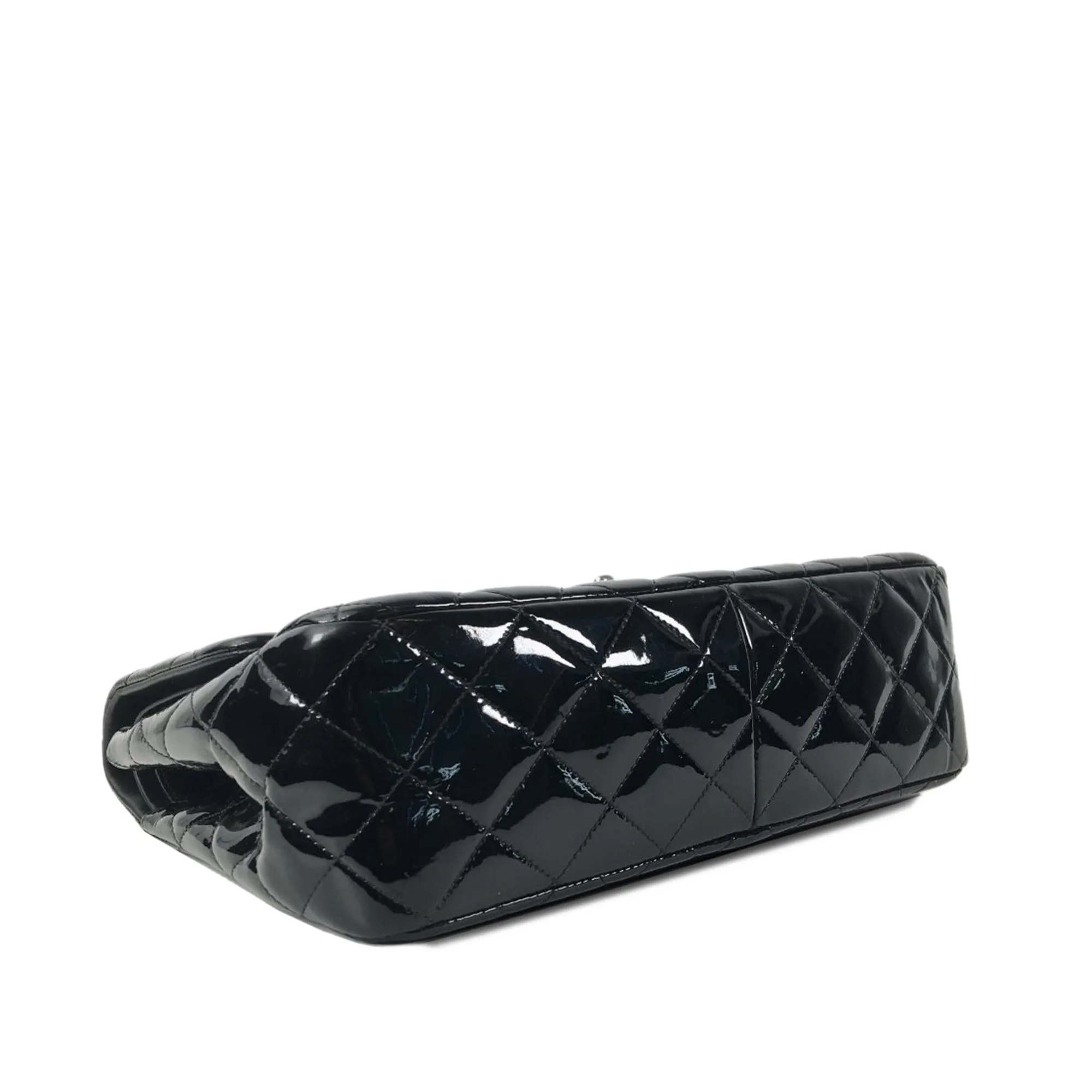 Chanel Jumbo Classic Patent Double Flap Shoulder Bag