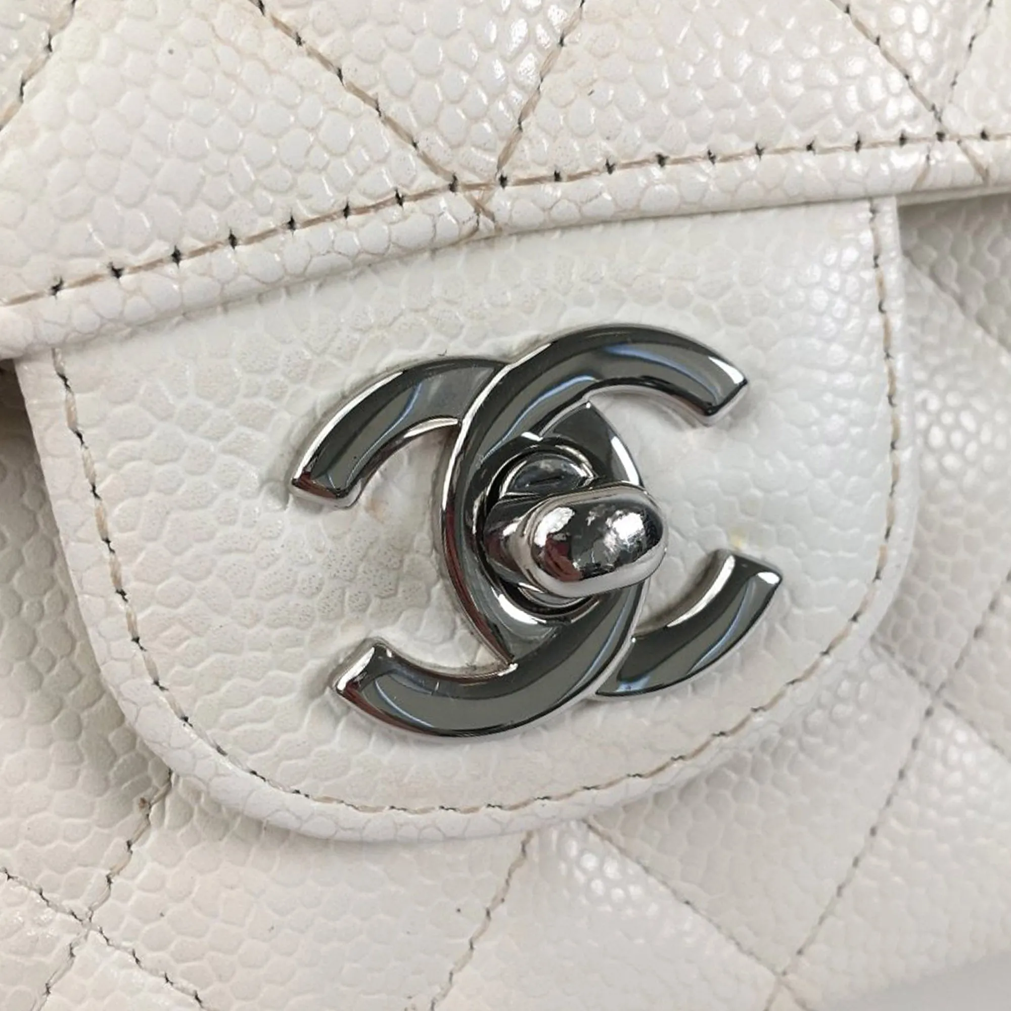 Chanel Medium Classic Caviar Double Flap Bag