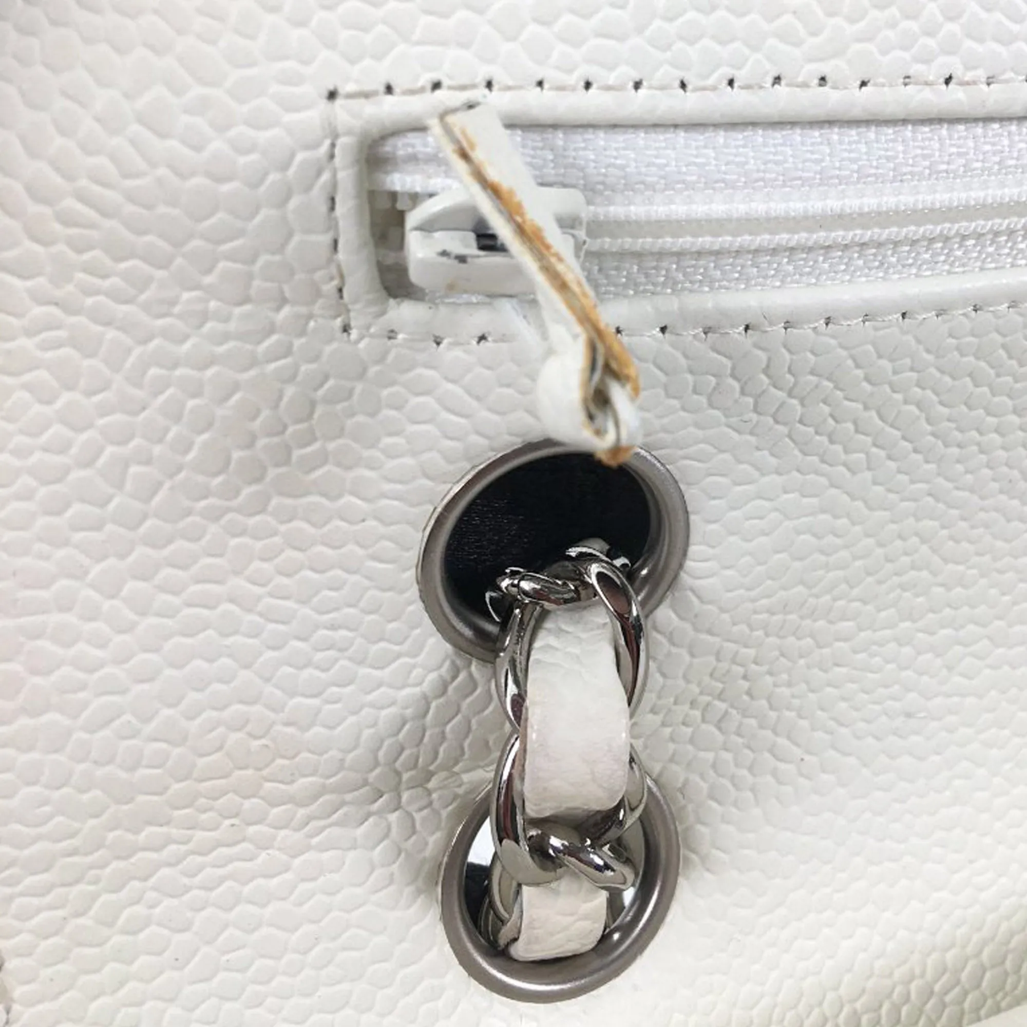 CHANEL Medium Classic Caviar Double Flap Bag