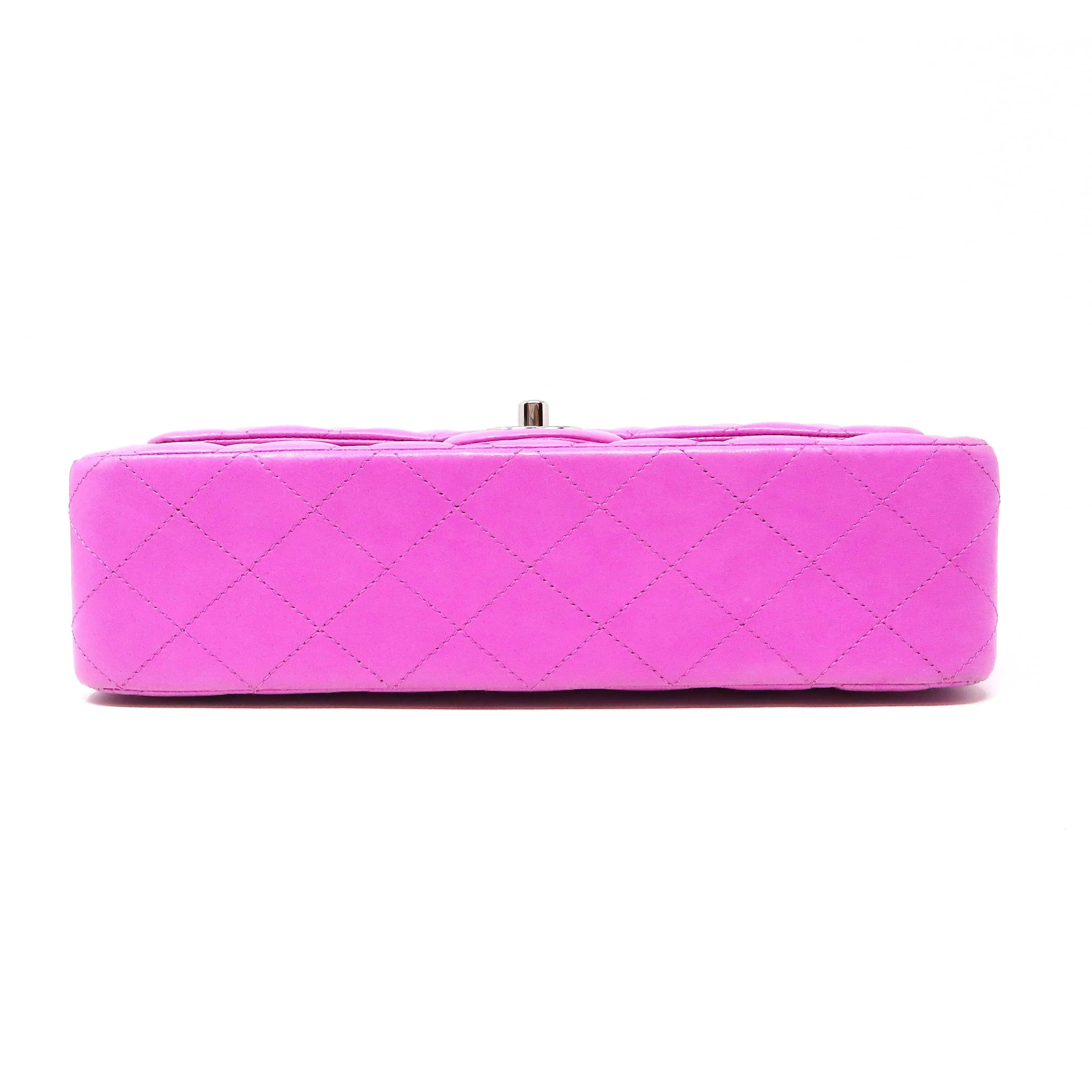 Chanel Medium Lilac Quilted Leather Classic Double Flap bag