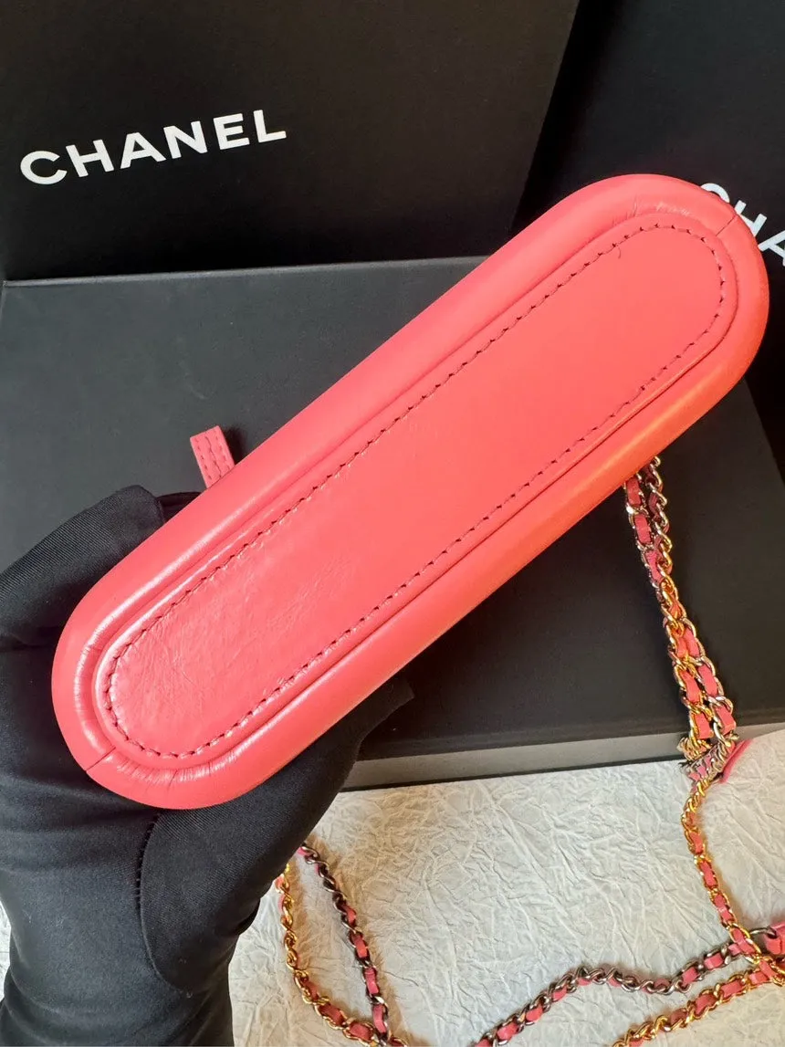 Chanel Mini Gabrielle Calfskin Pink Crossbody Bag