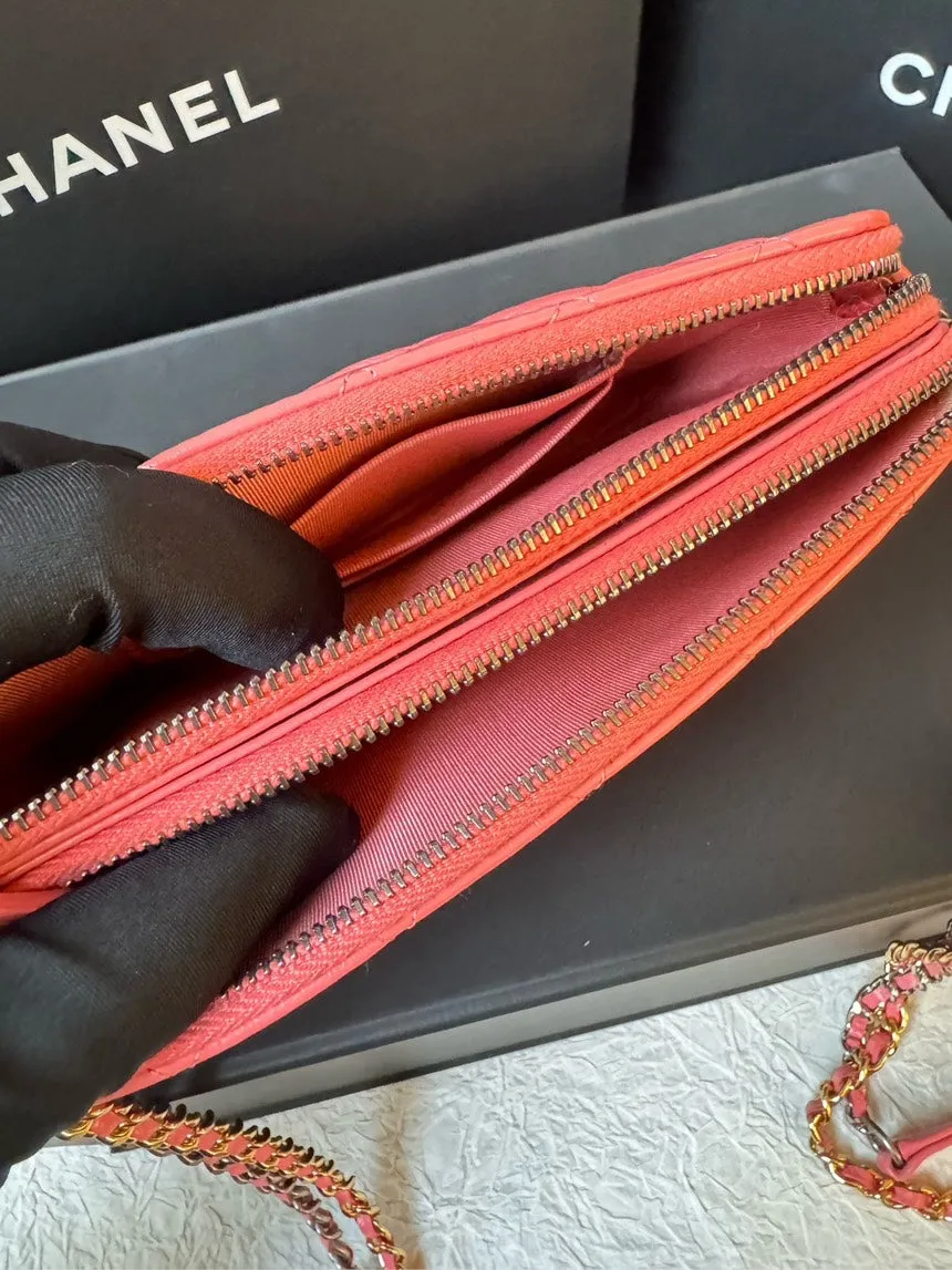 Chanel Mini Gabrielle Calfskin Pink Crossbody Bag