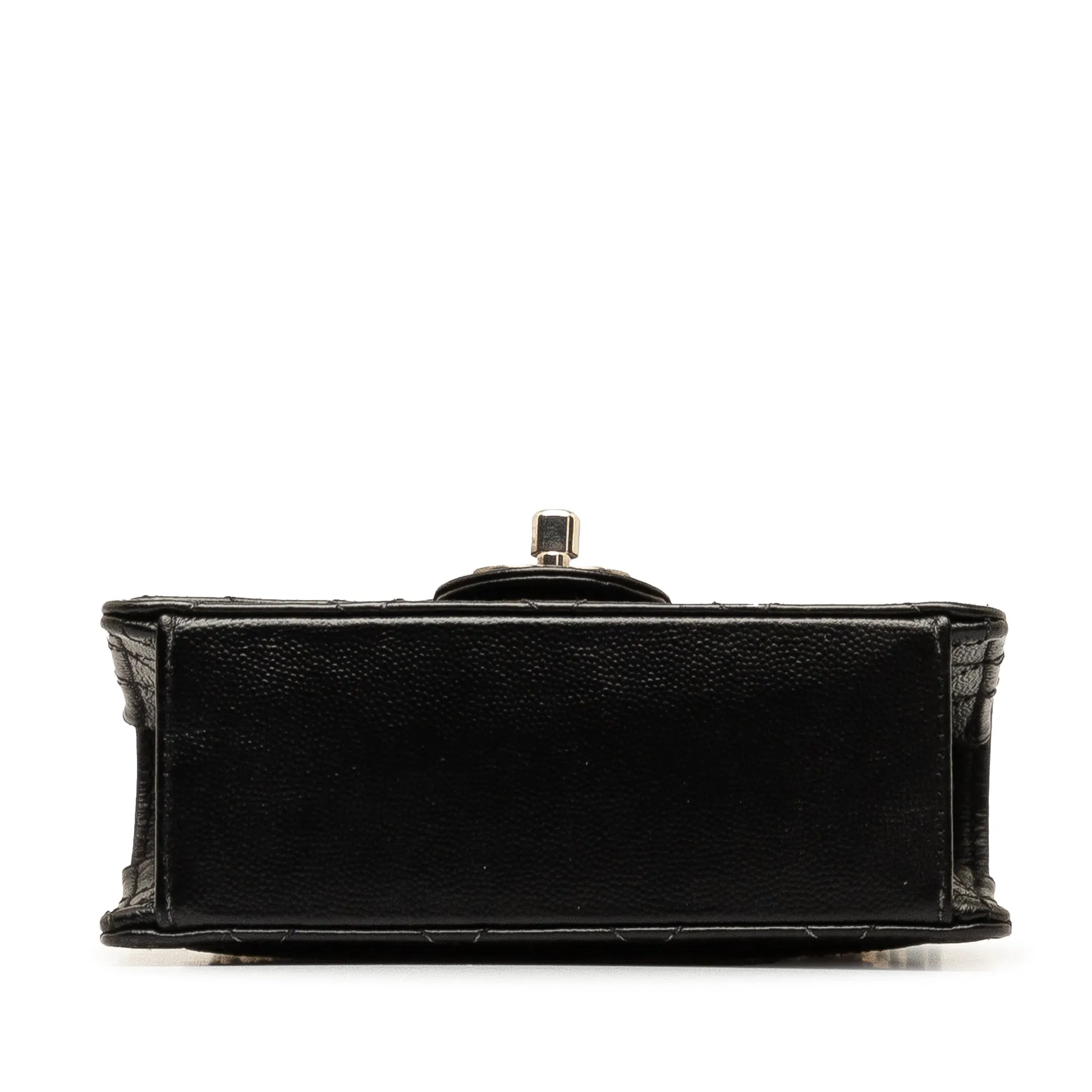 Chanel Mini Square Classic Quilted Caviar Flap Crossbody Bag
