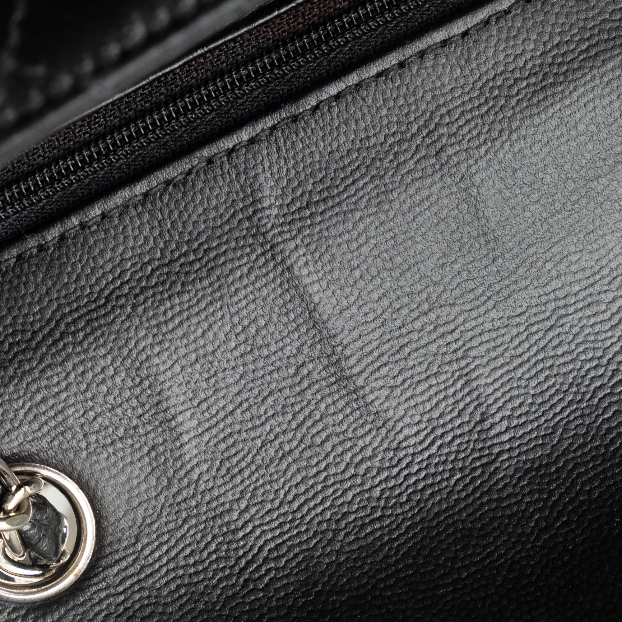 Chanel Mini Square Classic Quilted Caviar Flap Crossbody Bag