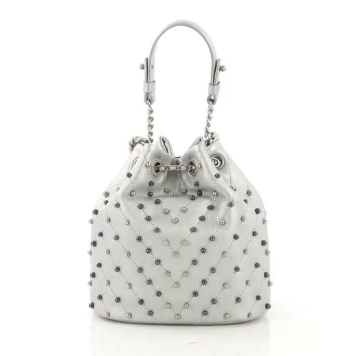 Chanel Stud Wars Drawstring Bucket Bag