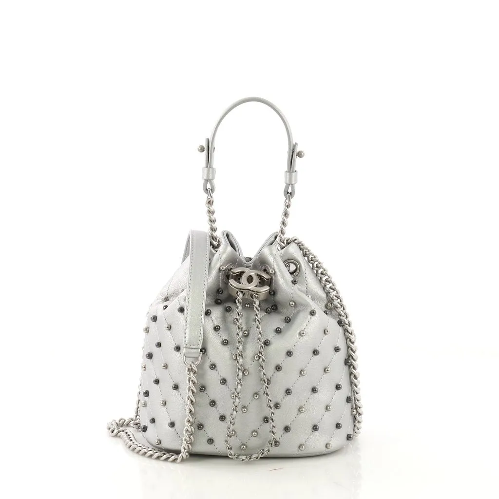 Chanel Stud Wars Drawstring Bucket Bag