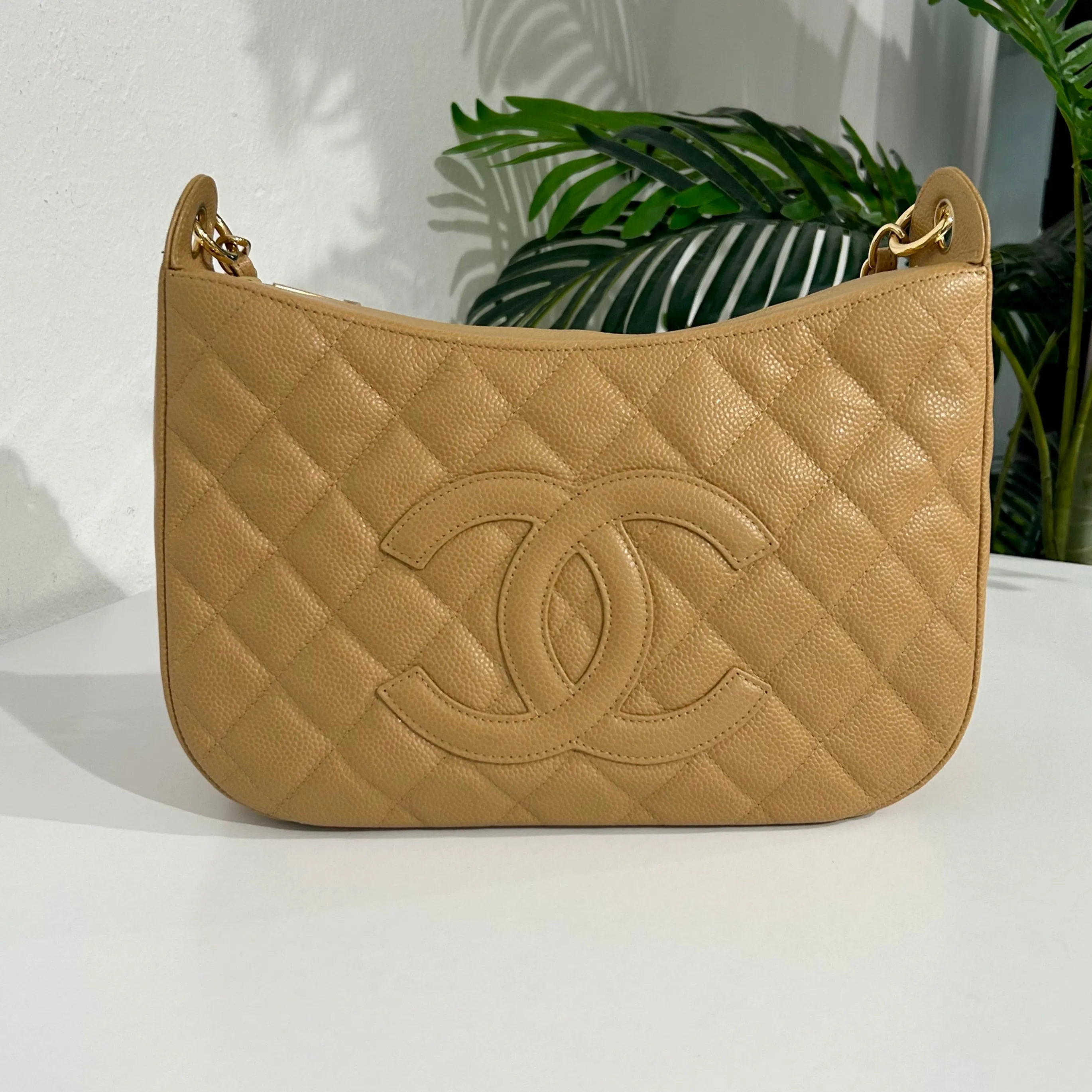 Chanel Tan Timeless Shoulder Bag