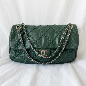 Chanel ultra stitch flap calfskin Shoulder Bag