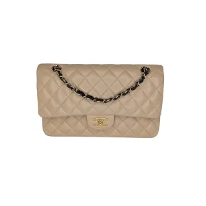 Chanel Vintage Classic Quilted Lambskin Medium Double Flap