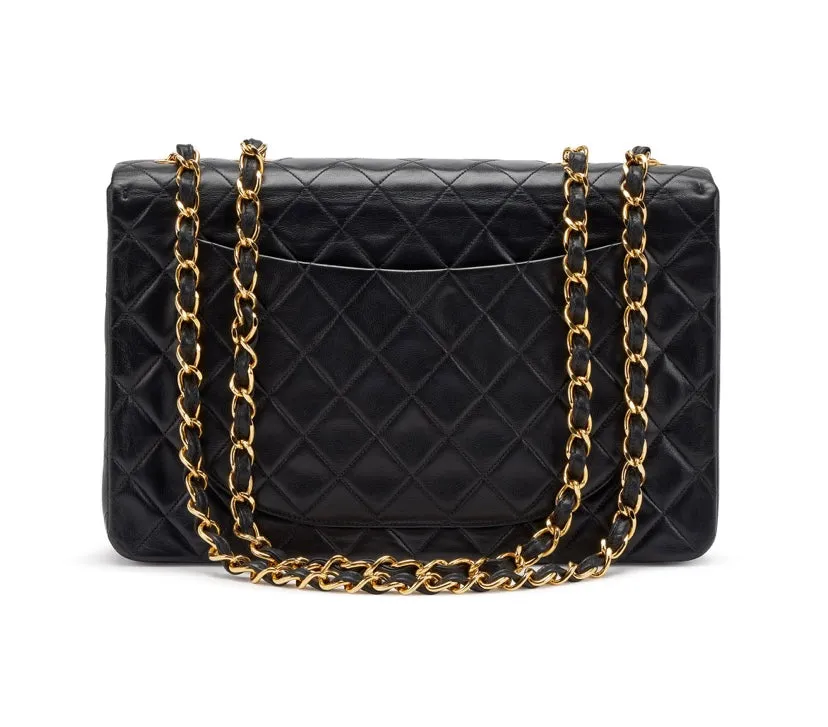CHANEL VINTAGE JUMBO CLASSIC FLAP BAG