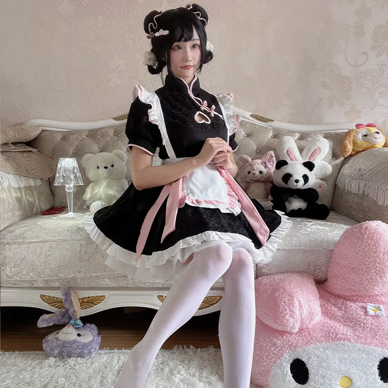 Cheongsam Cute Maid Dress
